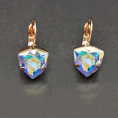 Auskari "Bermudu Trīsstūris (Aurore Boreale)" ar Swarovski™ kristāliem